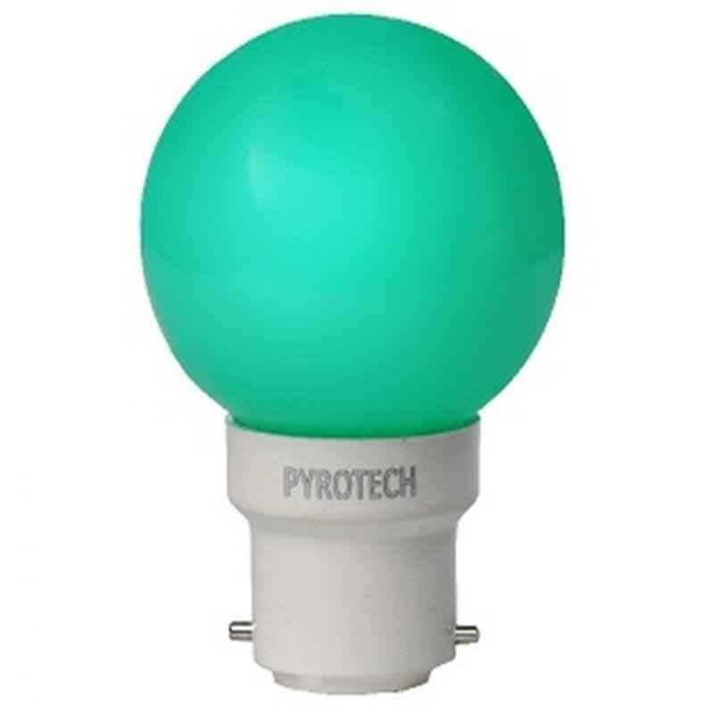 Pyrotech 0.5W LED Green Deco Bulb, PE-DB-005-G (Pack of 4)