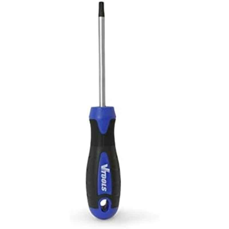 VTOOLS T27 5x100mm Torx Screwdriver with Magnetic Black Tip, VT2204