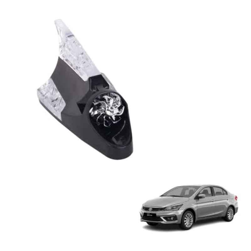 Kozdiko Black Auto Wind Power LED Light Shark Fin Car Antenna for Toyota Belta