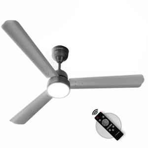 Longway Luminair 28W 5 Star Gray 3 Blades BLDC Ceiling Fan with Remote Control, Sweep: 1200 mm