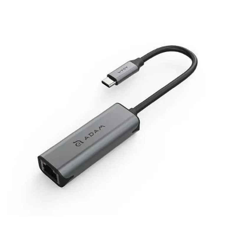 Adam Elements CASA e2 USB-C to 2.5 Gigabit Black Ethernet Adapter, AAPADE2GY