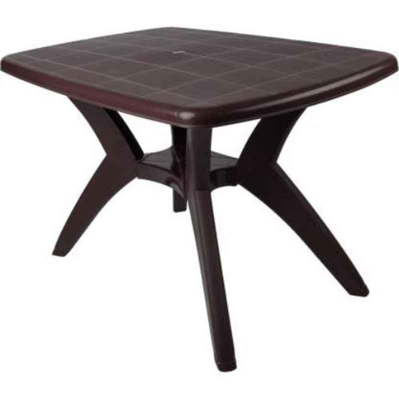 Supreme Melody Globus Brown Plastic & Polypropylene Rectangle Outdoor Table