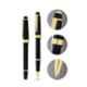 Cross Bailey Black Ink Black Resin & Gold Tone Finish Roller Ball Pen with 1 Pc Black Gel Ink Tip Set, AT0745-9