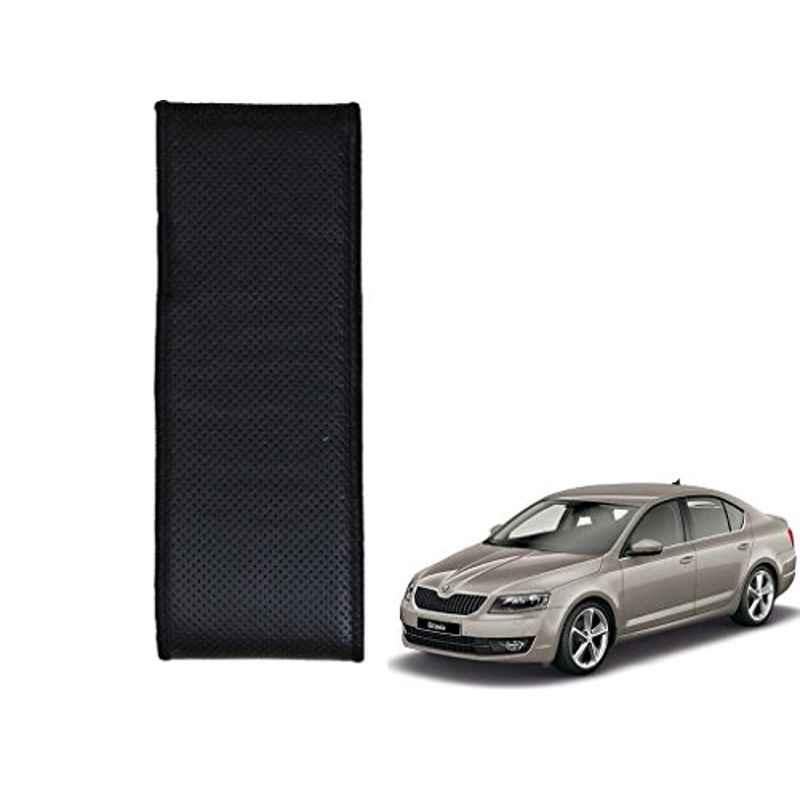 Kozdiko Black Car Steering Cover for Skoda Octavia