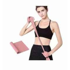 Shopeleven Latex Pink Pull Up Resistance Band for Stretch Exercise
