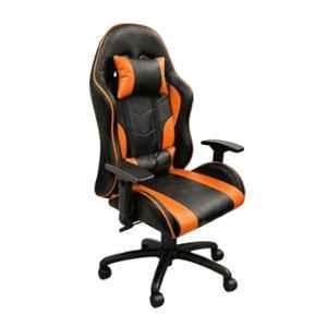 Sun Office Furniture SOF-07 Leatherette Orange & Black High Back Gaming Chair