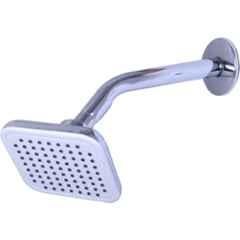 IRIS GRAND 4x4 inch Brass Chrome Finish Shower Head