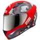 Studds Thunder D5-N2 Decor Matt Red N2 Motorbike Helmet, Size (L, 580 mm)