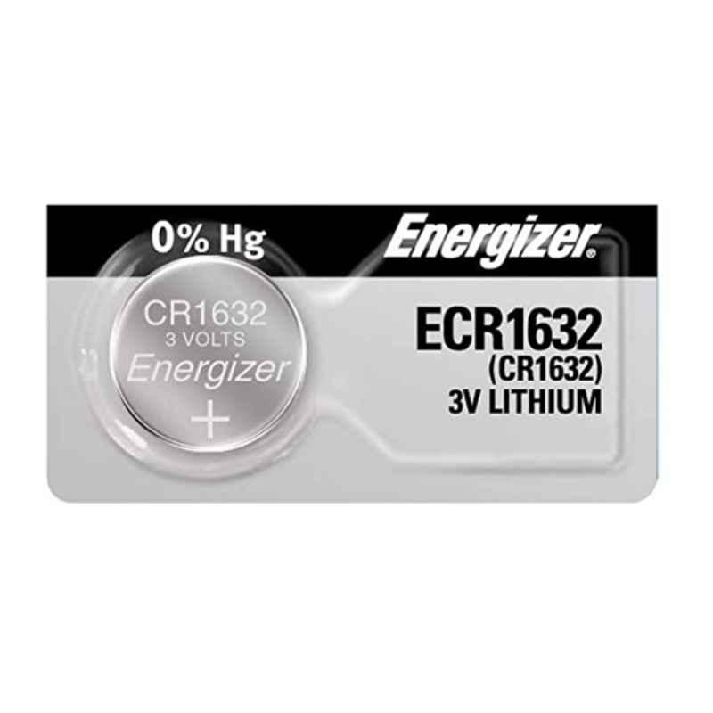 Energizer 3V Lithium Battery, ECR1632 (Pack of 5)