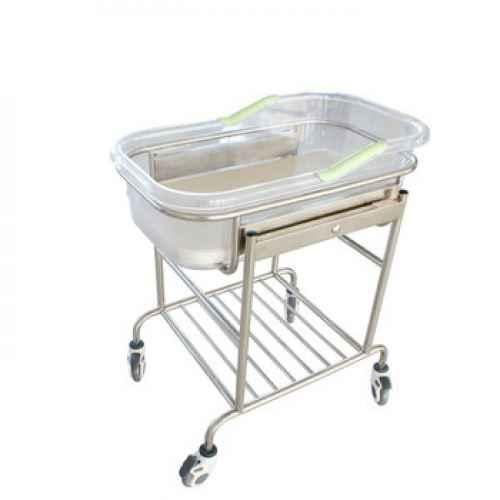 Clear Plastic Hospital Infant Bassinet Blickman 3070P Clear