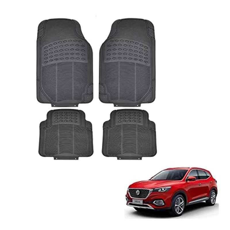Kozdiko 4 Pcs Rubber Black Car Simple Floor Mat Set for MG Hector