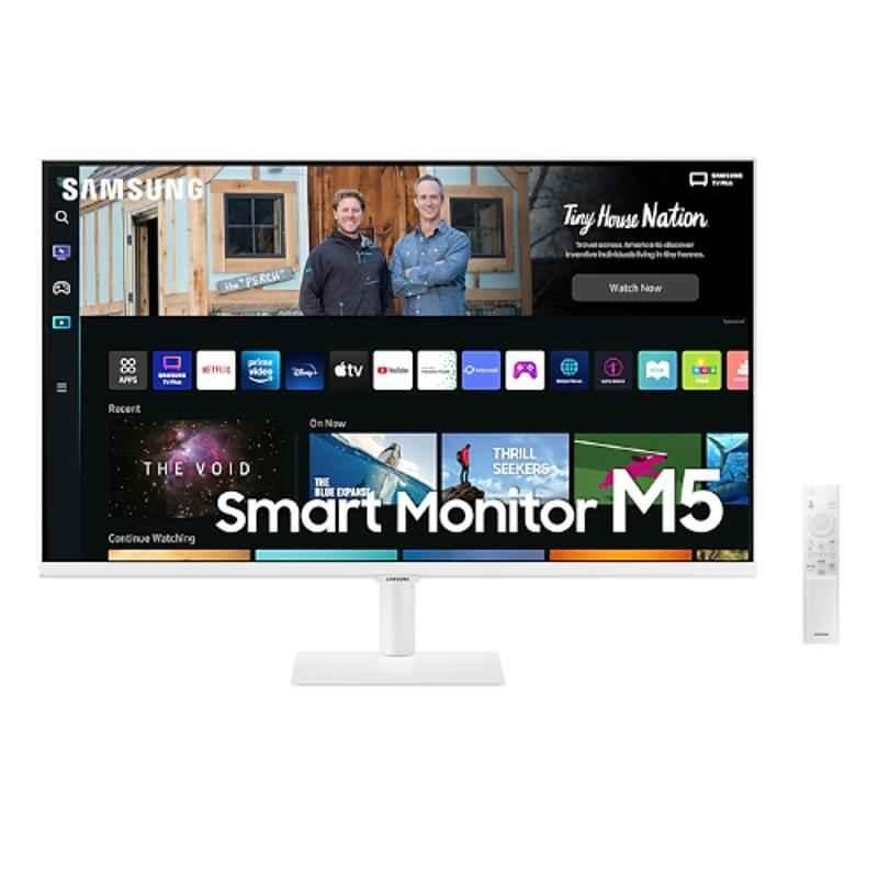 Samsung M7 32 inch UHD VA Panel Flat White Smart LED Monitor, LS32BM501EWXXL