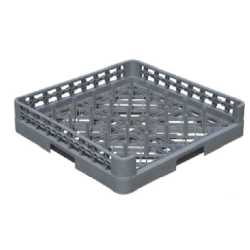 Baiyun 50x50x10cm Gray 25-Compartment Open Plate & Tray Rack, AF11014