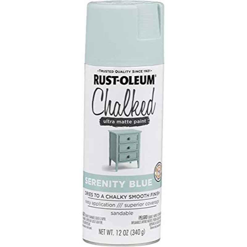 Rust-Oleum 12oz Serenity Blue Chalked Paint Spray, 302595