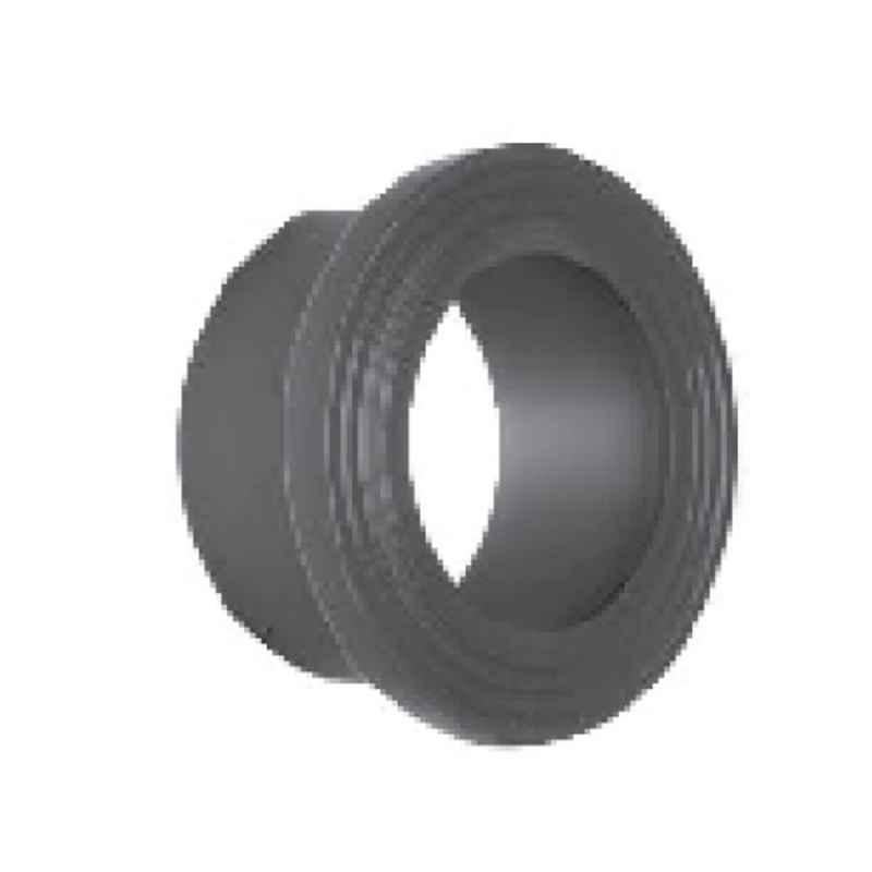 Hepworth 21.79.11 1/2 inch PN 15 PVC-U Serrated Face Flange Adaptor, 721.791.106