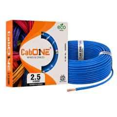 CabONE 2.5 Sqmm Blue FR PVC Multi Strand Electrical Wire, CabONE021, Length: 90m