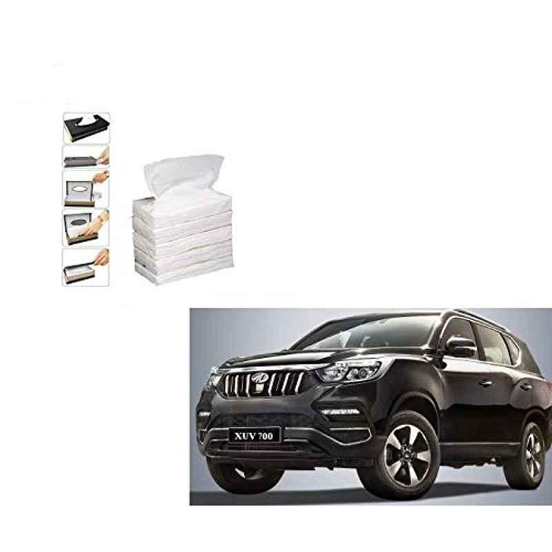Kozdiko 100 Pulls Dispenser Box Refiller Tissue Paper with 200 Sheets for Mahindra XUV 700 Alturas G4 (Pack of 5)