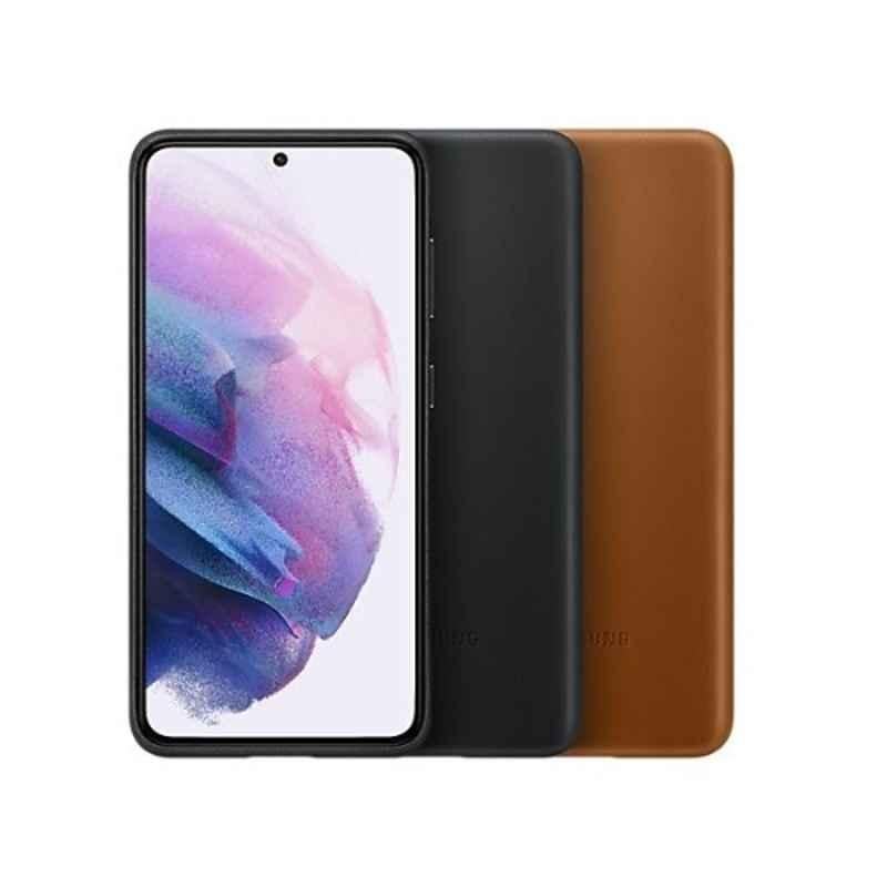 Samsung Galaxy S21 Plus Leather Black Mobile Cover, EF-VG996LBEGWW