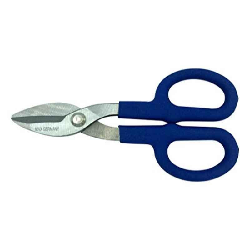 Max Germany 10 inch American Style Scissor Type Tinman Snips with Rubber Grip