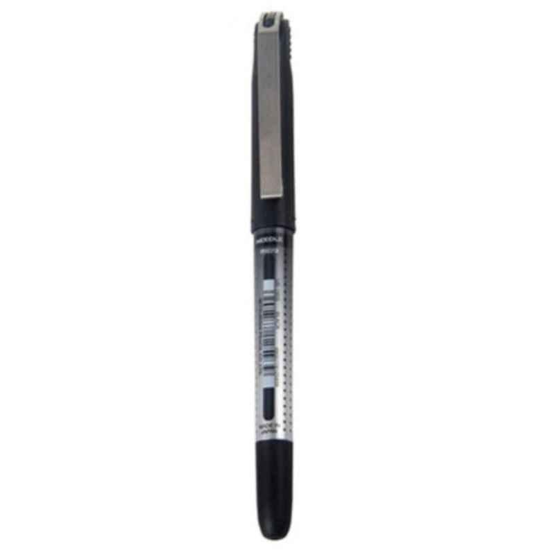 Mitsubishi 0.5mm Black Vision Needle Roller Pen, MI-UB185-BK (Pack of 12)