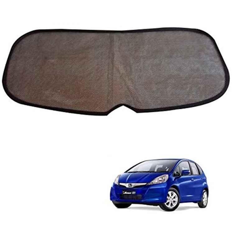 Kozdiko Mesh Black Rear Window Sunshade Car Diggy Curtain for Honda Old Jazz (2009-2014)