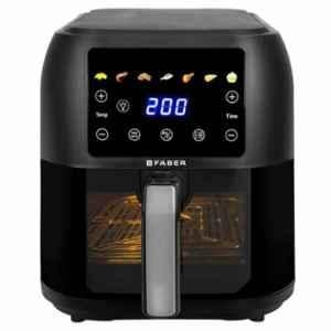 Faber EVA 6 Litre 1500W ABS Black Air Fryer with 2 Years Warranty