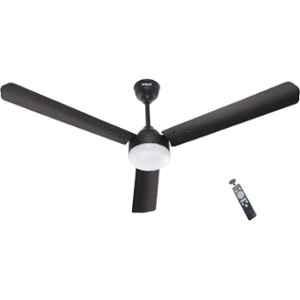 Airelec Gloria Stylo 28W 350rpm 5 Star Smoke Brown 3 Blade BLDC Ceiling Fan with Remote & 2 Year Warranty, Sweep: 1200 mm