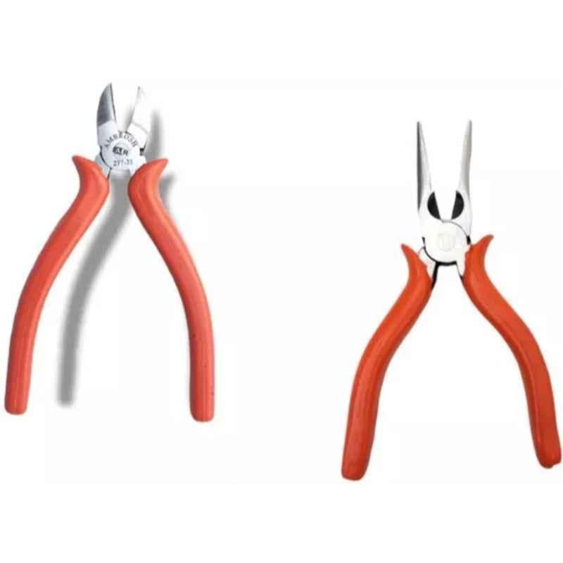 Sky Blue 2 Pcs 7.8 inch Diagonal Plier Combo, SBE_PLIER_0329