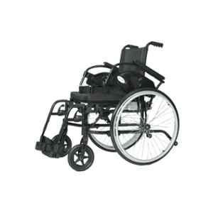 Forza Freedom 5000 125kg 18 inch Steel Light Weight Foldable Wheelchair with PU Castor Wheels