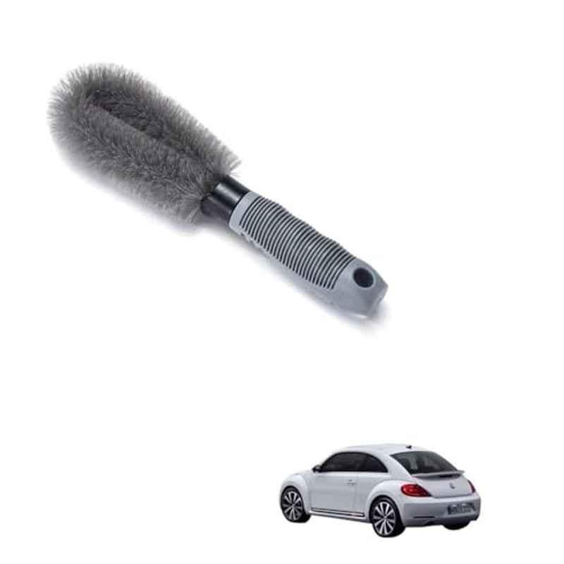 Kozdiko Plastic Grey Oval Car Alloy Wheel Rim Cleaning Brush for Volkswagen Beetle