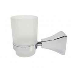 Plantex Tumbler Holder for Bathroom/Pure Brass Toothbrush Holder/Toothpaste/Razor Holder/Bathroom Accessories APS-DL-02, Chrome