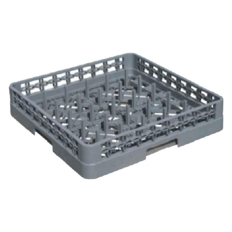 Baiyun 50x50x10cm Gray 25-Compartment Plate & Tray Rack, AF11013
