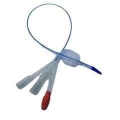 L MED Silicone 3 Way Foley Tiemann Catheter, Size: 20FR, LMED073