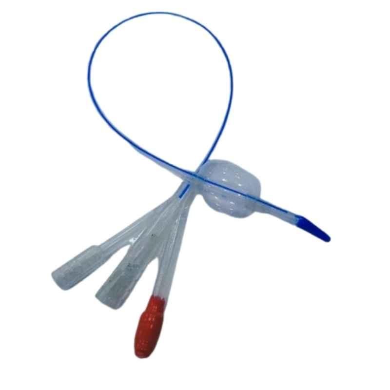 L MED Silicone 3 Way Foley Tiemann Catheter, Size: 20FR, LMED073