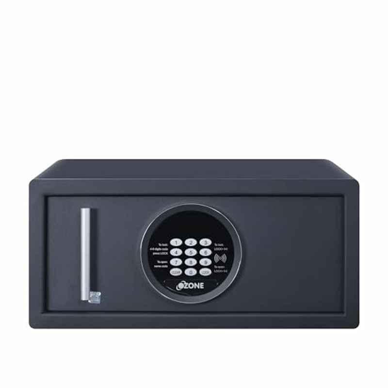 Ozone Jade 26L 365x435x200mm Steel Black Digital Safe with Pin Code & Key Access