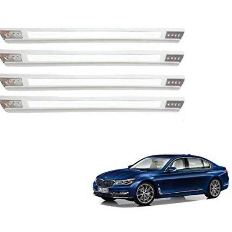 Kozdiko 4 Pcs Designer White Dotted Bumper Protector Set for BMW 7 Series