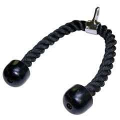 GYM24 Equipment 20in1 250kg Capacity Alloy Steel Black Triceps Rope