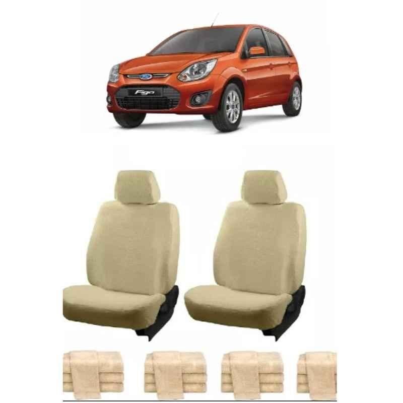 Oscar Beige Aut-Sn-4288 Towel 1 Pcs\\Set Ford Figo Car Seat Cover