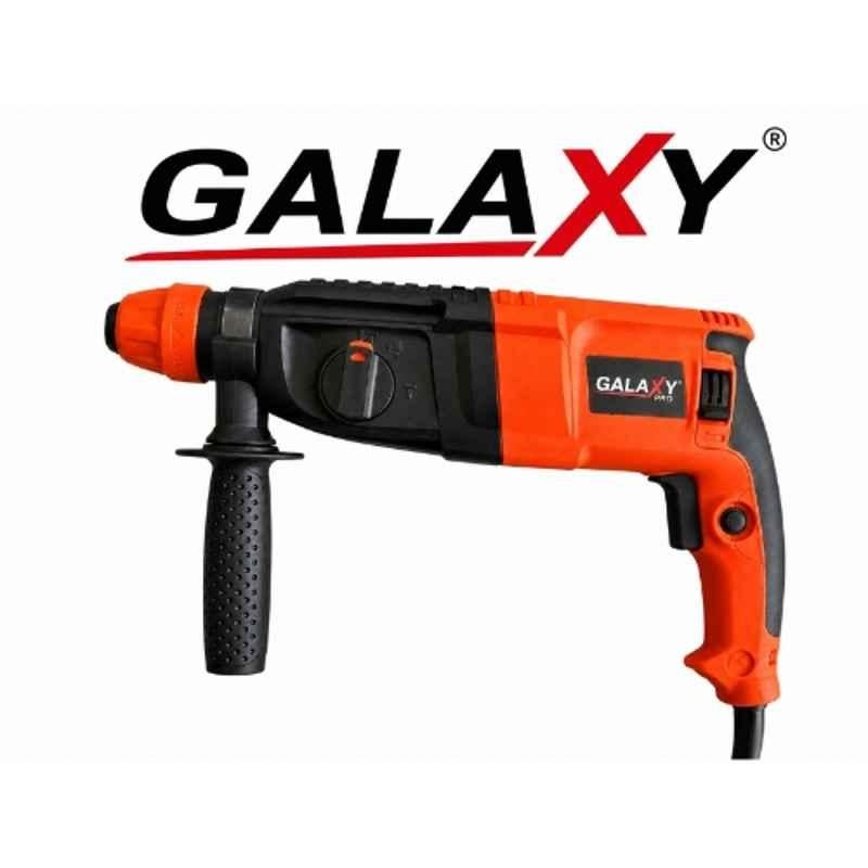 Galaxy 26mm 800W 1300rpm Orange & Black Rotary Hammer Drill, GLX26MM800W