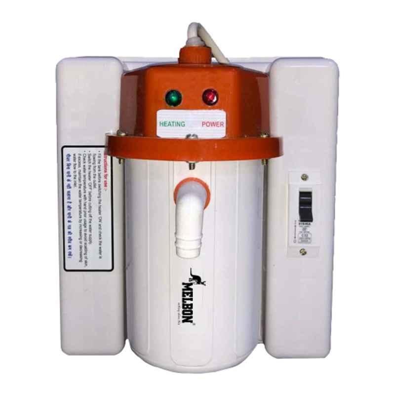 Melbon 1L 3000W ABS Vertical Instant Portable Water Geyser with MCB