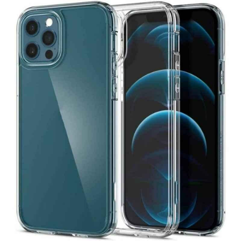 Trands Polycarbonate Clear Shockproof Back Case for iPhone 12 Pro Max