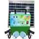 Dhanya 10W Metal Solar Home Lighting System Kit with 2 LED Bulbs