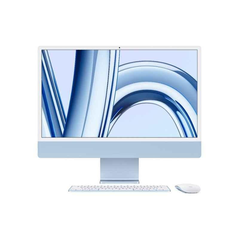Apple 24 inch 8GB/256GB SSD M3 Chip Blue iMac with Retina 4.5K Display, MQRQ3ZS/A