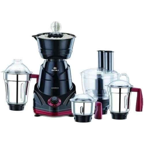 Bajaj Easy Mixer Grinder 500 W, 3 Jar, Mixer Grinders, Food Preparation