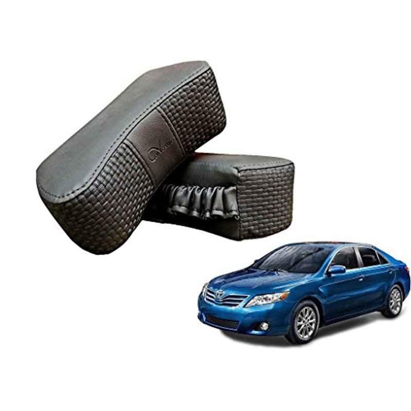 Kozdiko 2 Pcs Memory Foam Grey Luxurious Neck Rest Cushion Pillow Set for Toyota Carmy