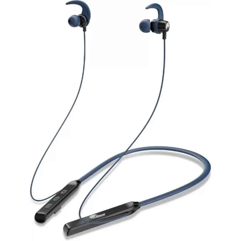Cellecor BH-1 Blue Wireless Bluetooth Earphone Neckband with Inbuilt Mic
