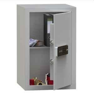 Godrej Forte Pro 55 Litre Alloy Steel Light Grey Digital Electronic Safe Locker with 3 Backup Keys & Motorized Locking Mechanism, 46171591SD00765