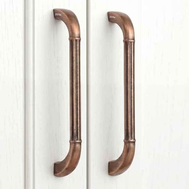 Plantex 160mm Zinc Antique Copper Finish Pull Cabinet Handle for Home & Office, APS-PH-105-BA-COPER-160MM-PK2 (Pack of 2)