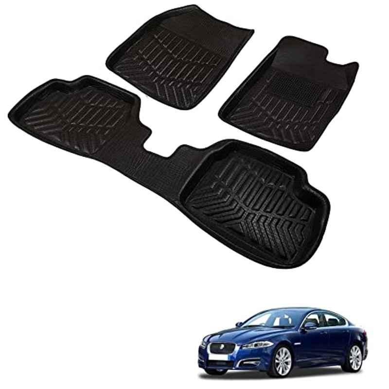 Kozdiko 3D Black Car Foot Mat Set for Jaguar XF, dshbdhb7