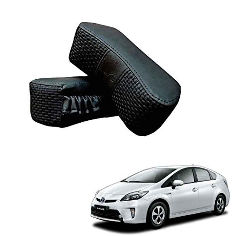 Kozdiko 2 Pcs Memory Foam Black Luxurious Neck Rest Set for Toyota Prius, koz_16260